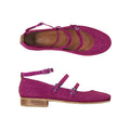 Yvonne Waska babies Poppy fait main en raphia naturel violet